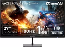 ZEBRONICS 68.58 cm (27 inch) Full HD IPS Panel